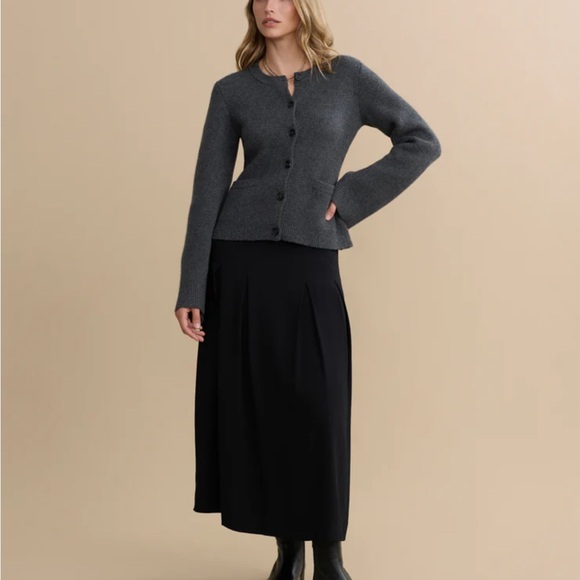 Jenni Kayne Cooper Cardigan- Dark Grey XS NWPT - Picture 3 of 10